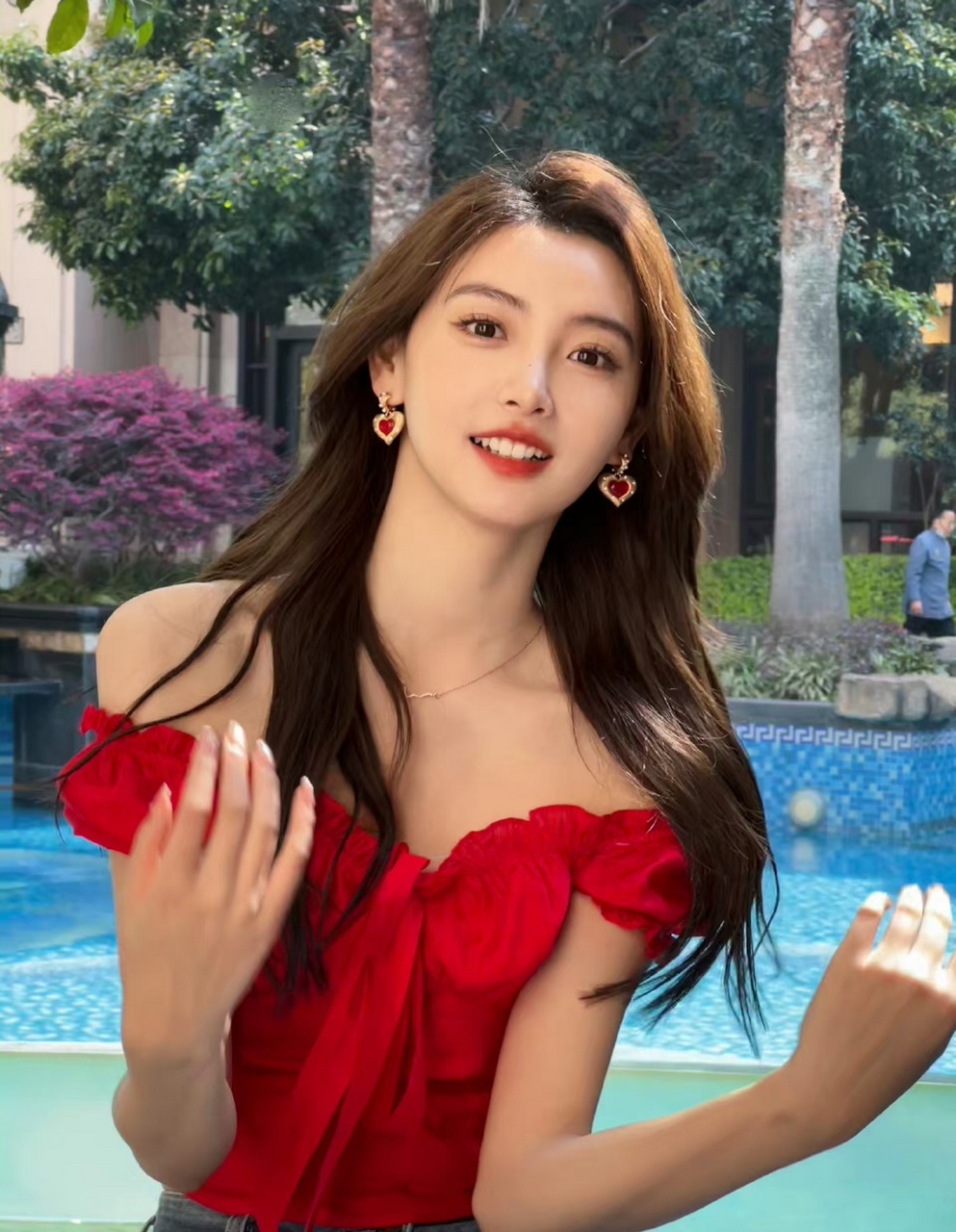 金佳悦# 肤白貌美的容颜,纤瘦苗条的四肢,性感妩媚,风情万种,楚楚动