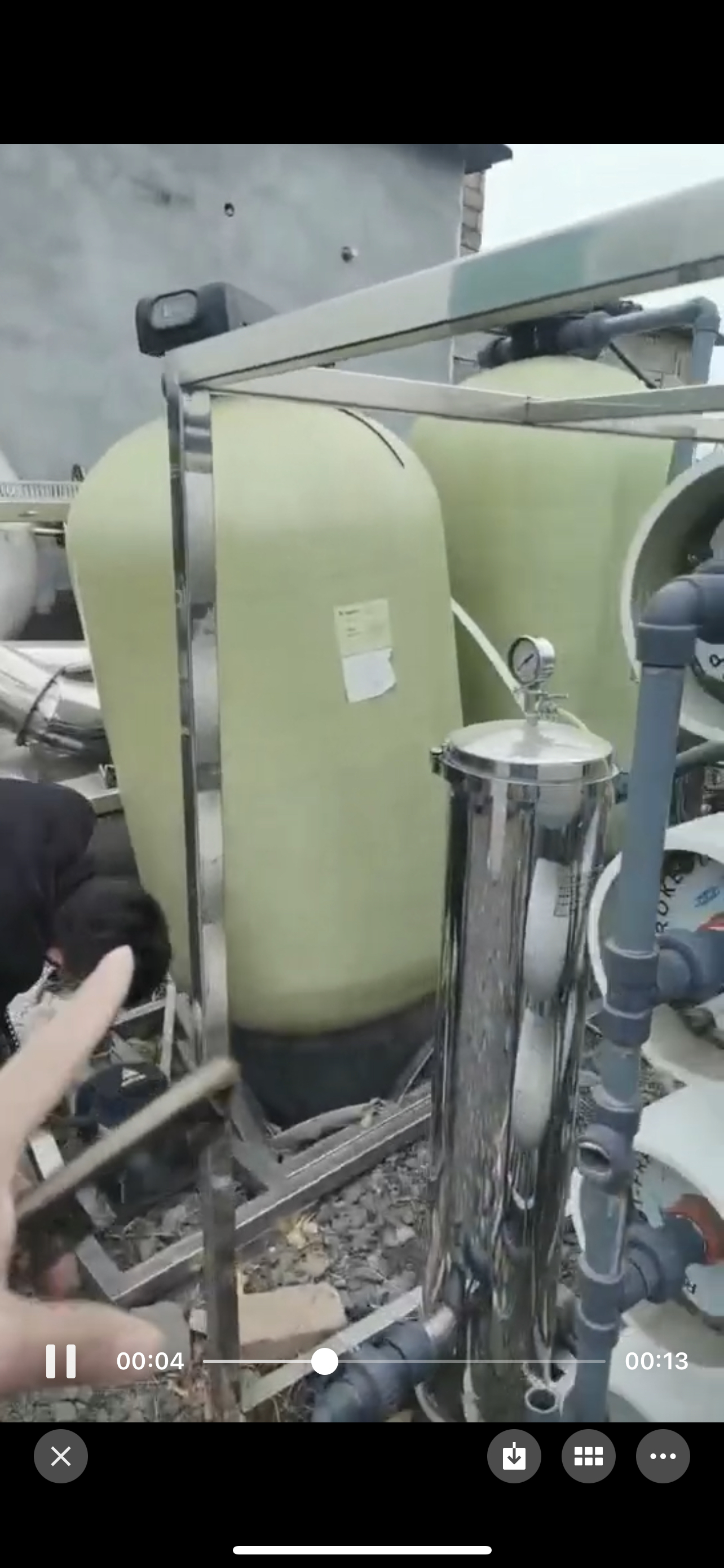 二手大型水质软化水处理设备井水地下水过滤器去除泥沙水垢软水机