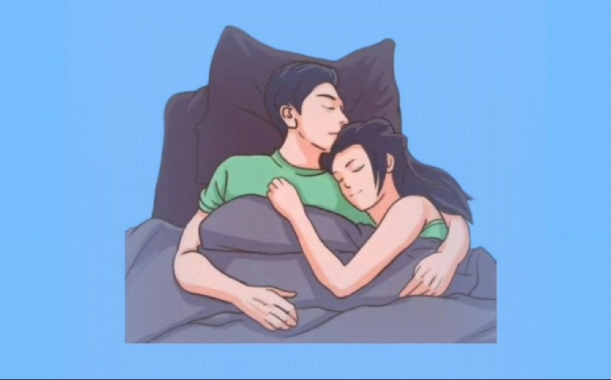 我和老公感情非常好,每晚睡觉他都会用手臂给我当枕头,紧紧抱着我入睡