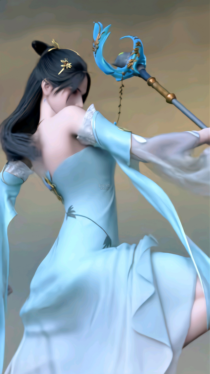 雪鹰领主# 余靖秋真滴白啊#国漫女神# #壁纸