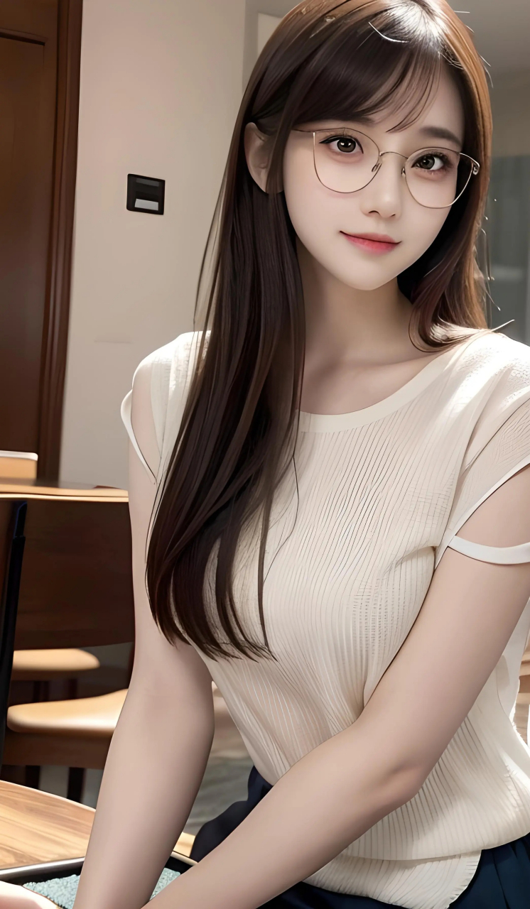 美图欣赏:眼镜美女