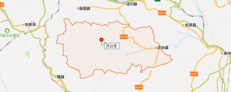 灵台县乡镇地图图片