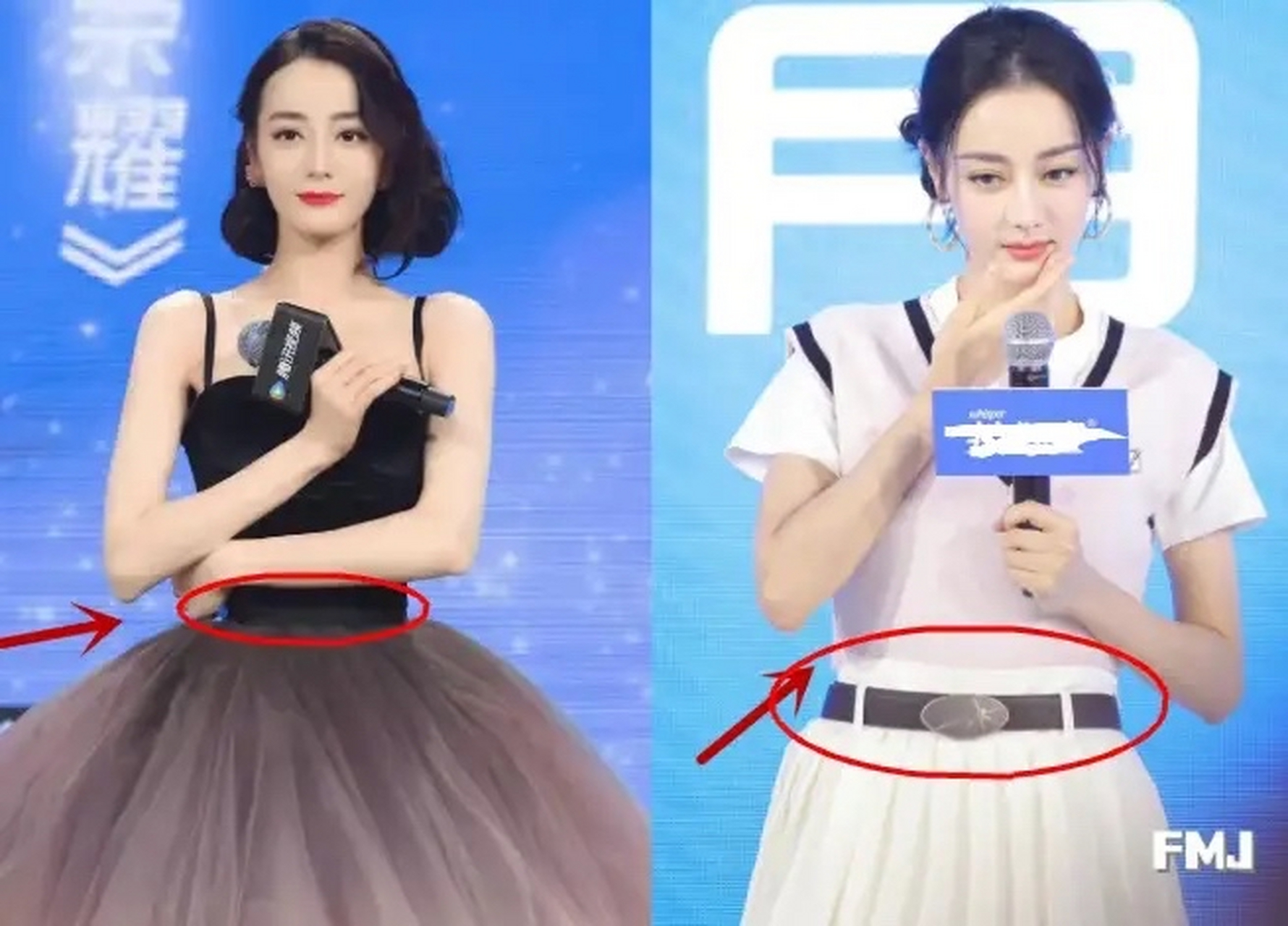 网友一致觉得热巴是生过孩子了