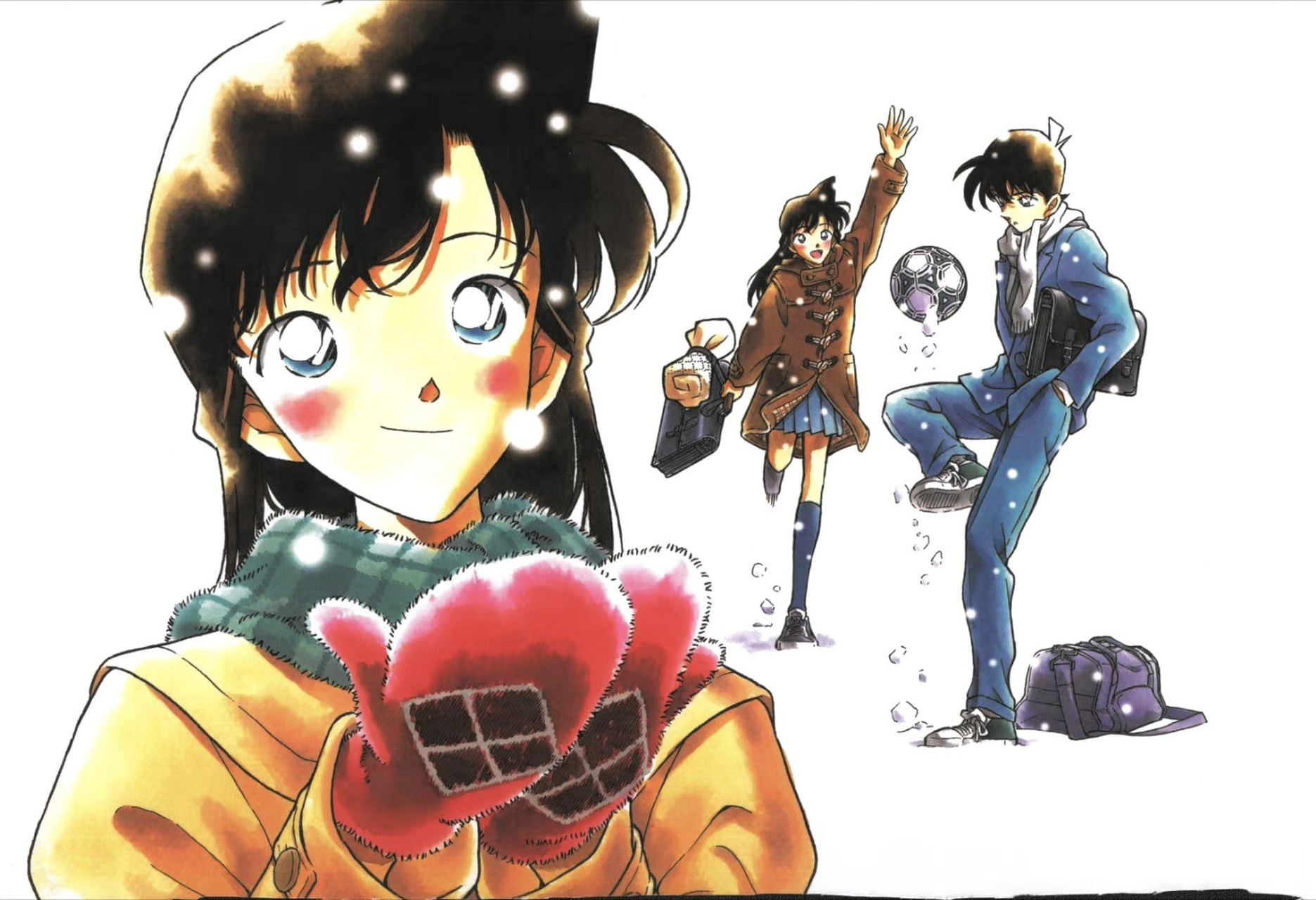 柯兰(新兰)同框美图.#名侦探柯南