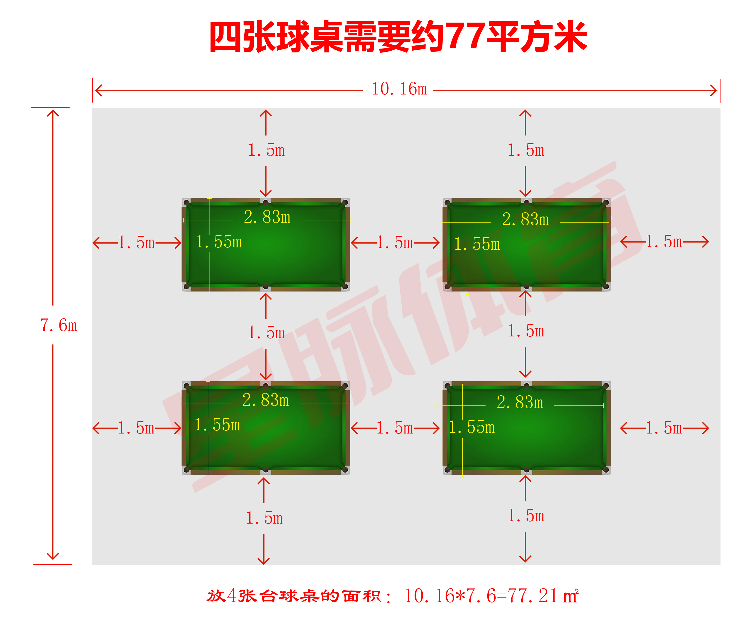 台球摆放位置示意图图片