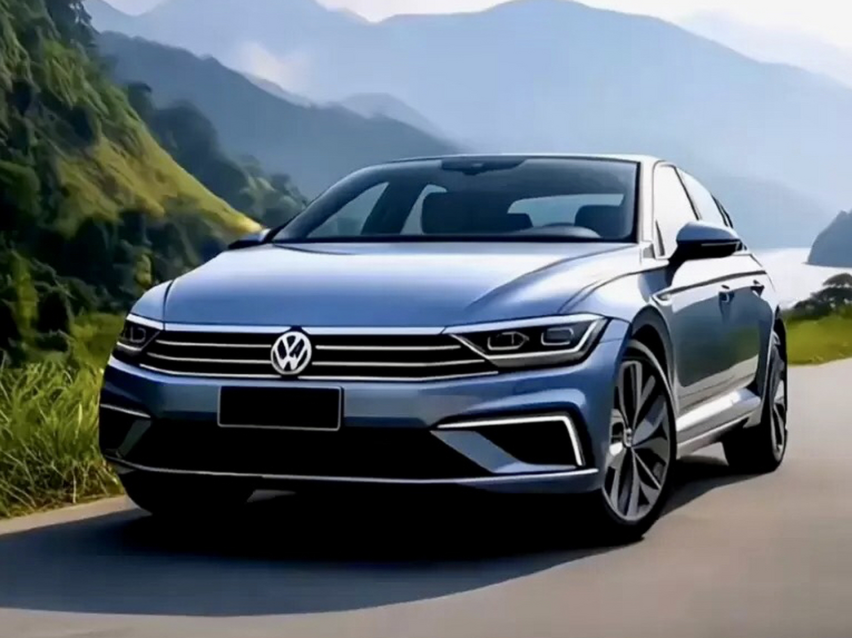 最近网上流传的这几张大众迈腾渲染图是真的吗?