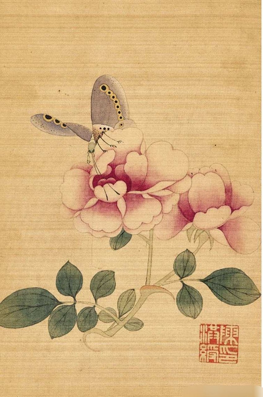 陈洪绶花鸟画欣赏