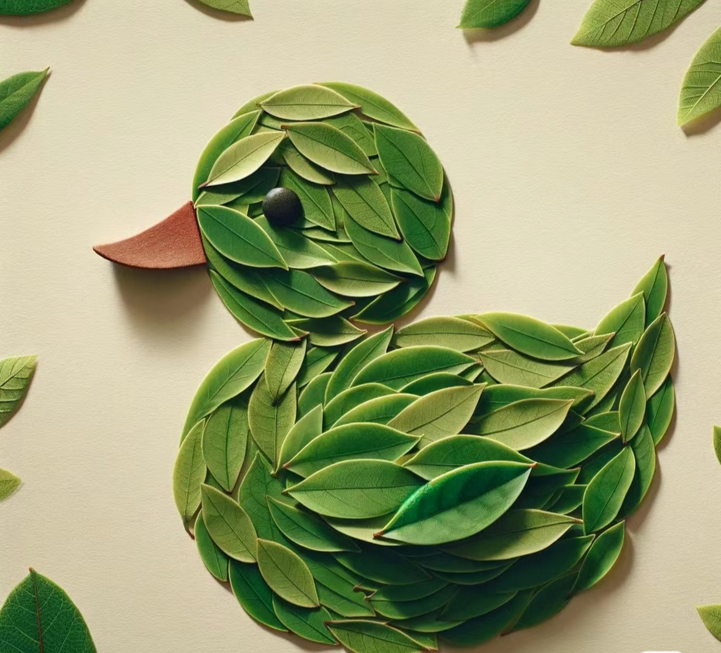 树叶手工画   美#冬季时尚感大比拼