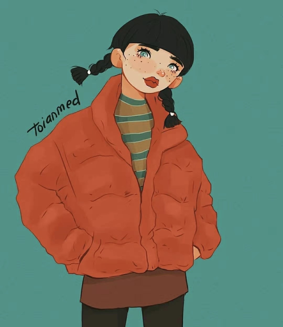 吉尔吉斯斯坦插画师toianmed的作品