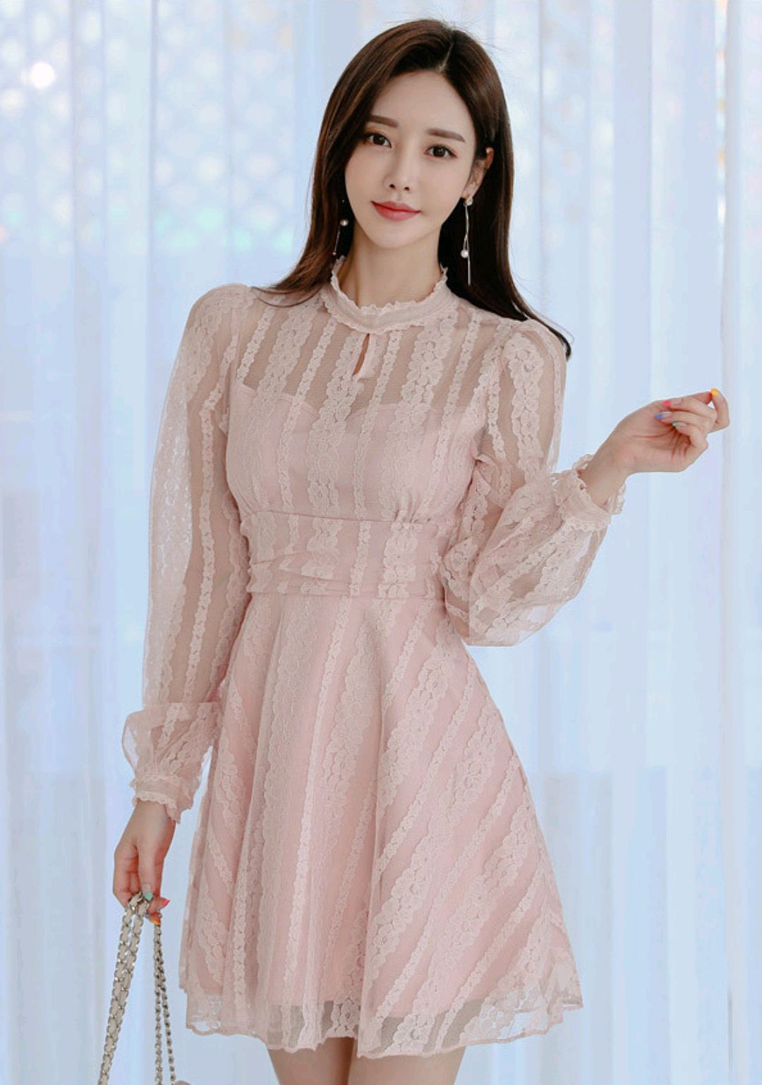 孙允珠美图欣赏:第647期,彩虹初恋晴霓杨花百褶公主裙