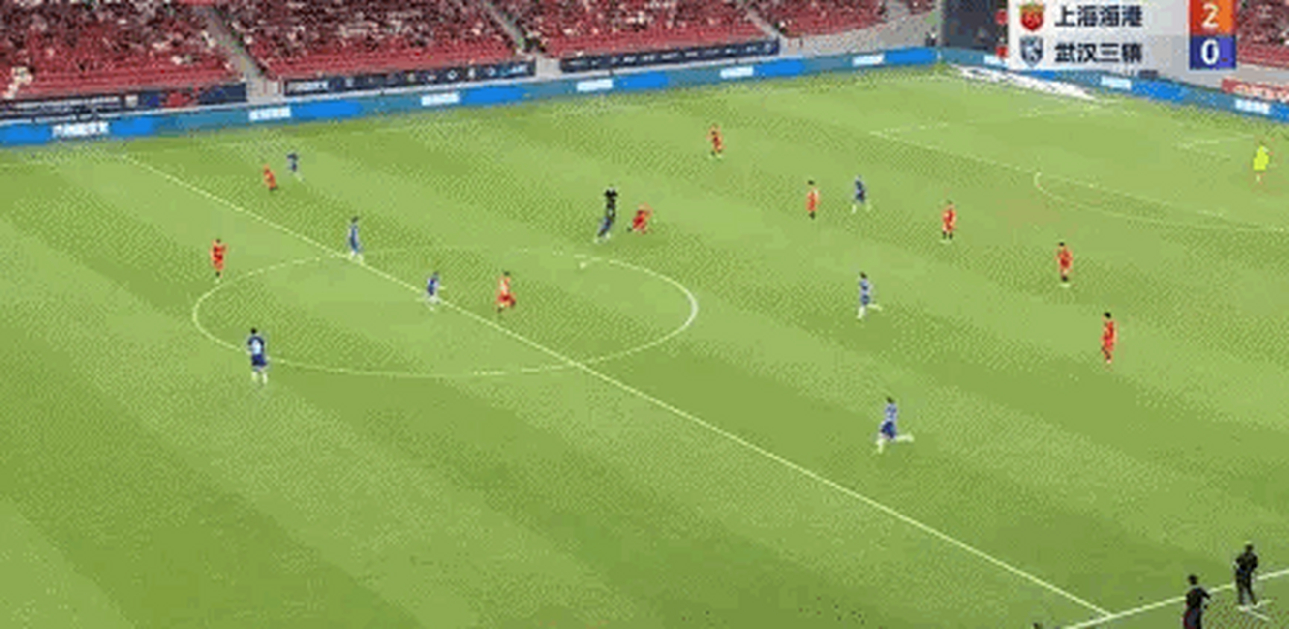 有一说一,武磊这个单刀球还是挺顺畅的.