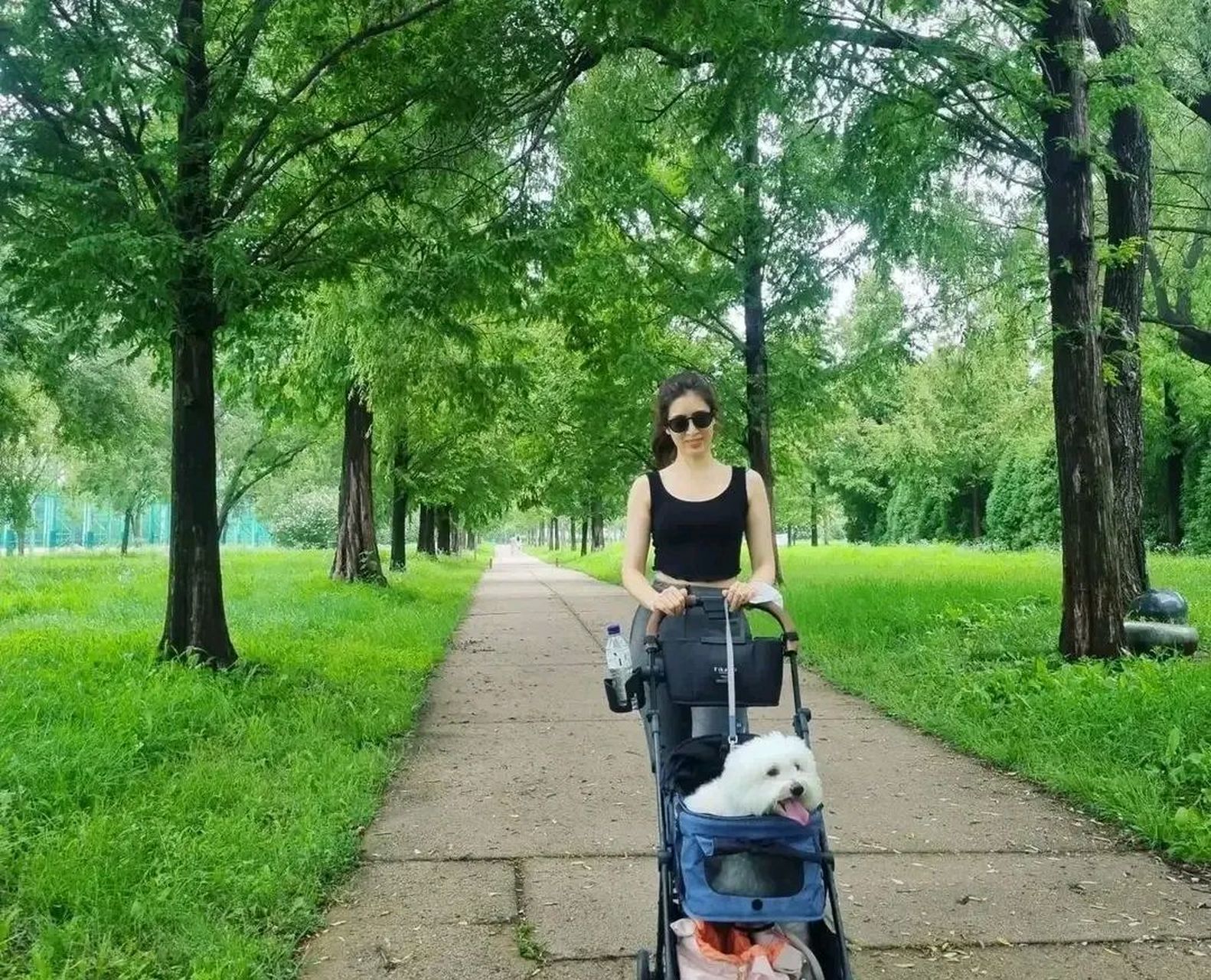 演员朱镇模的妻子闵惠妍通过自己的instagram上传了多张照片.