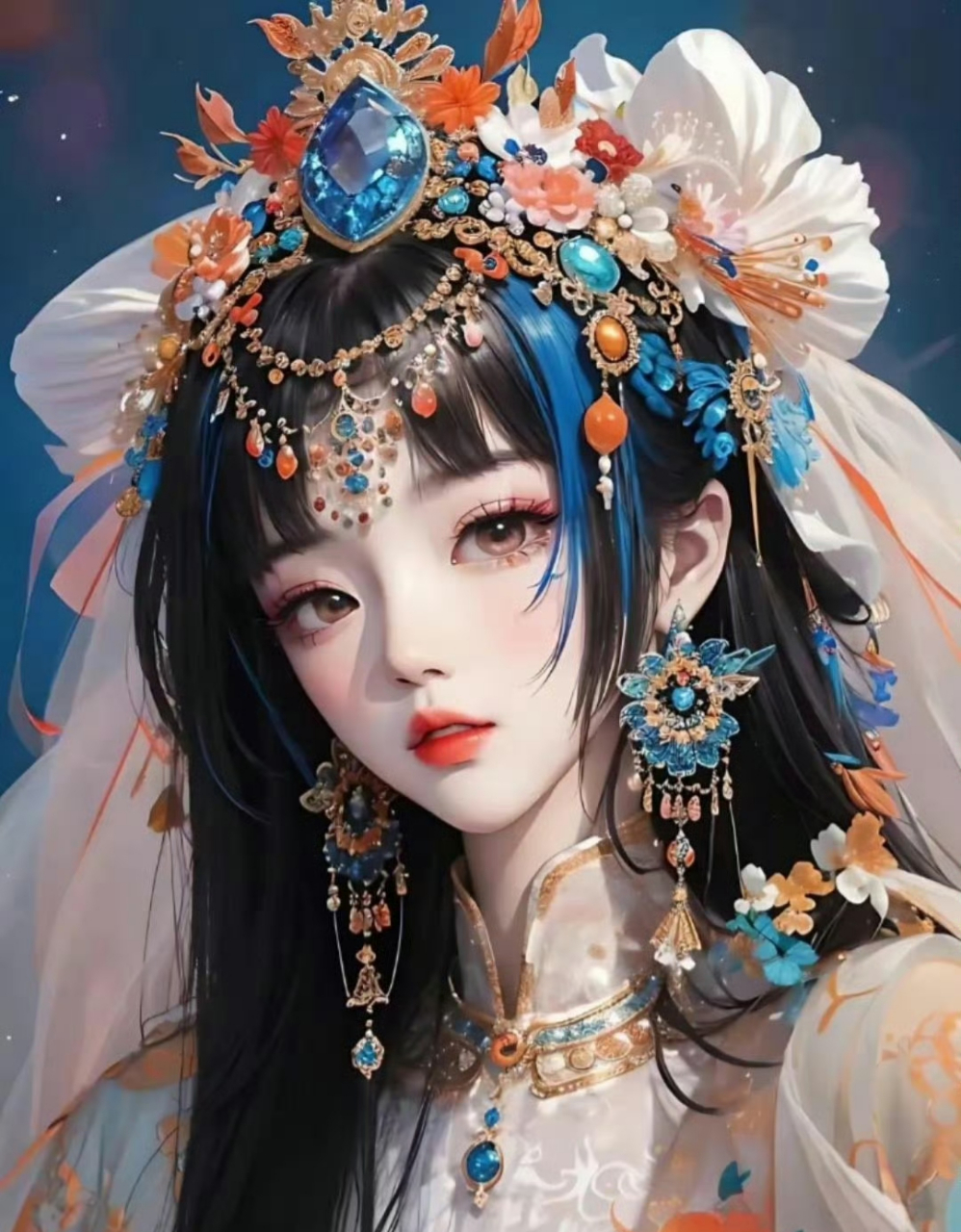 国潮民族风特色女生头像