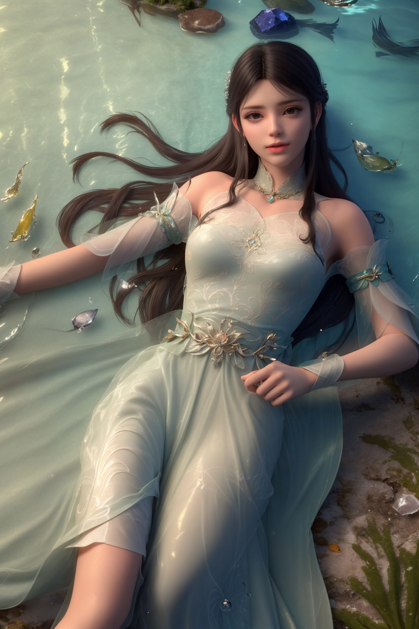 漂亮可爱的薰儿海边美图