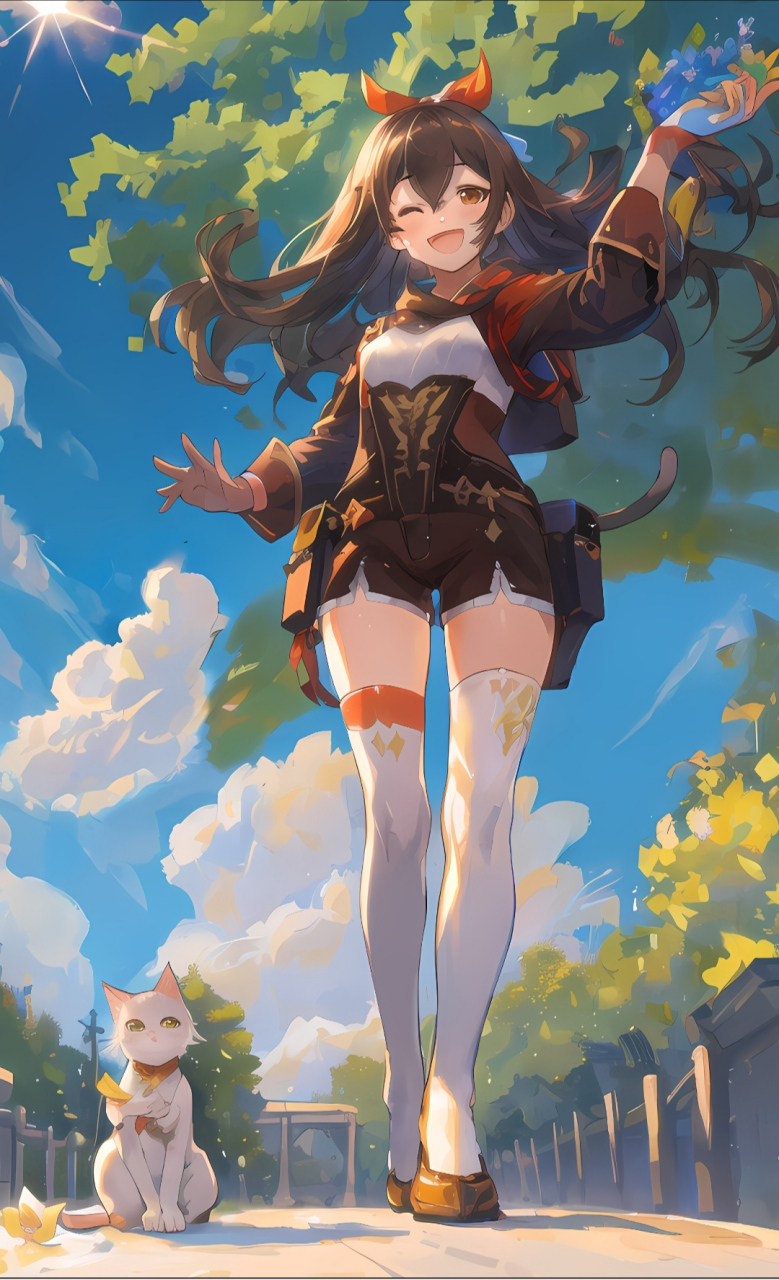 原神# #安柏# #猫咪