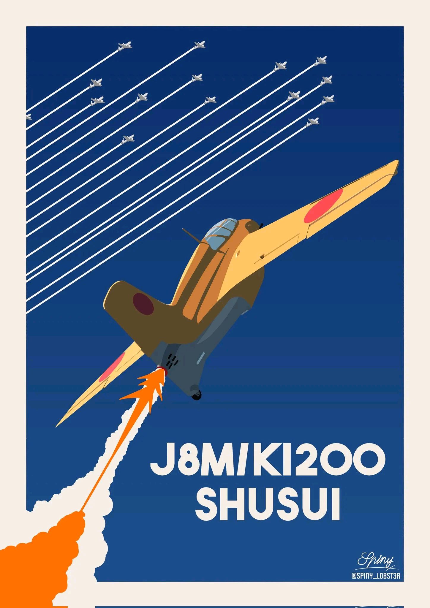 插画师spiny笔下的航空器