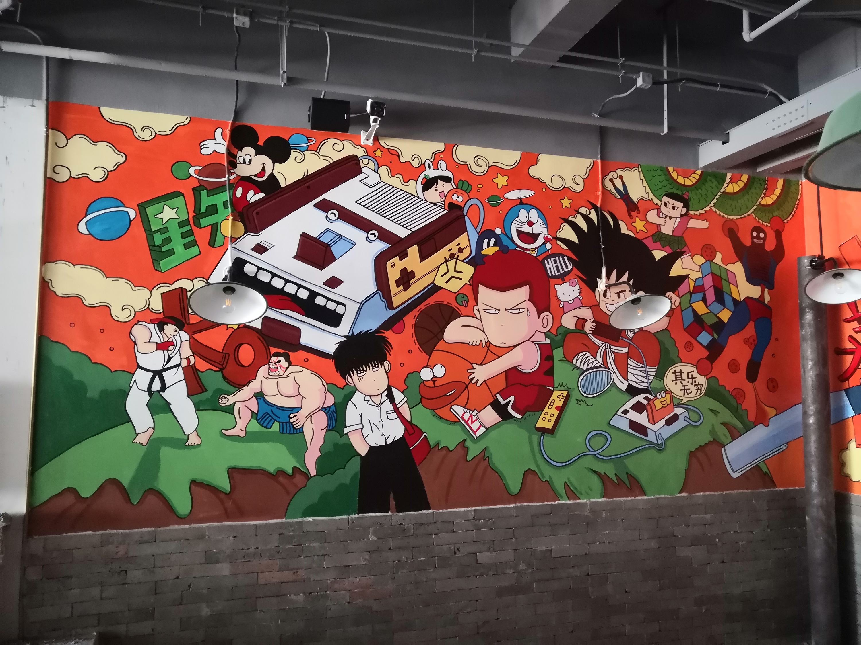 大连墙绘/大连彩绘/大连手绘墙/大连3d墙画/大连墙体彩绘