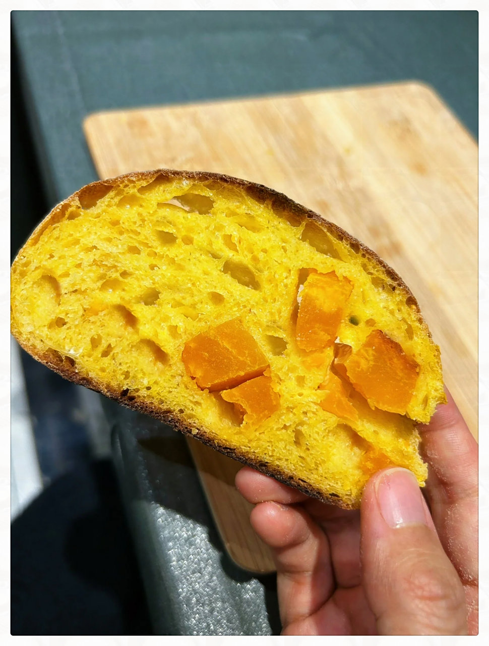 恰巴塔最简单的做法(南瓜芝士恰巴塔)  低脂无糖,融合南瓜与芝士的