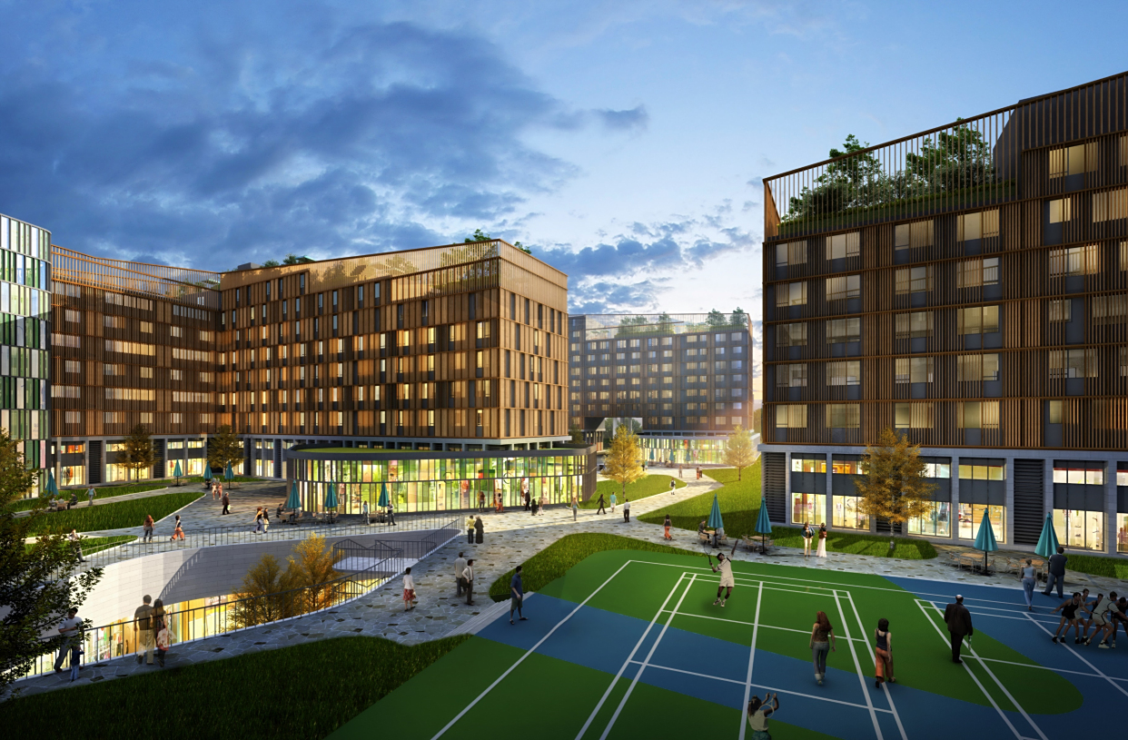 坚果国际人才社区明年初投入使用