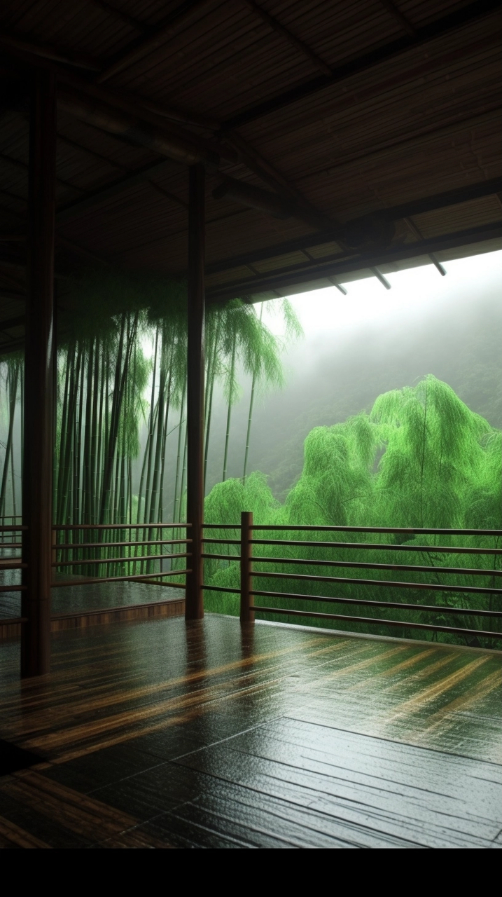 治愈系风景#悠悠竹林,万顷翠色,几许清幽宁静.好有意境!