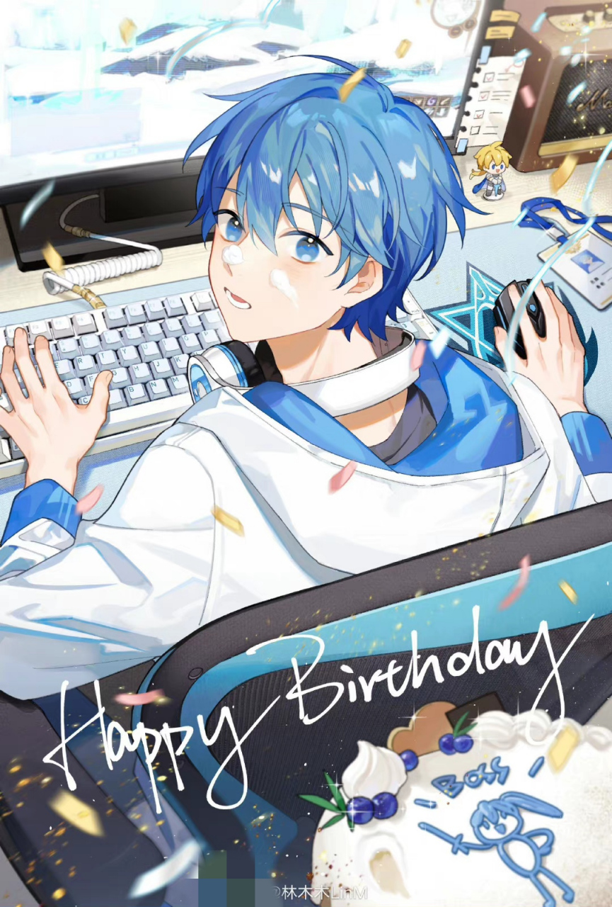 全职高手# 小蓝的生日到了,祝蓝河生日快乐