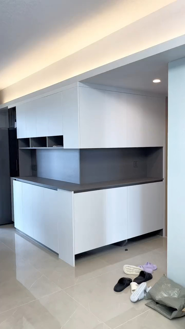 入户鞋柜转角到酒柜设计,美观耐看又实用