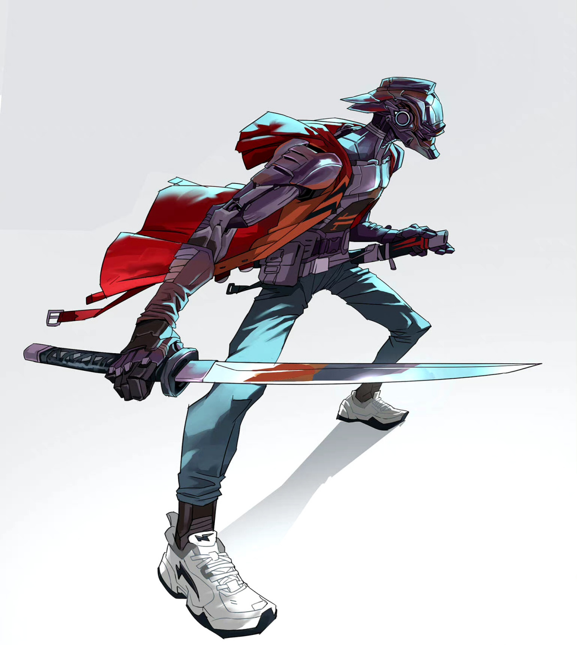 赛博战士,画师mehran iranloo科幻作品欣赏. #插画# #动漫# #动漫