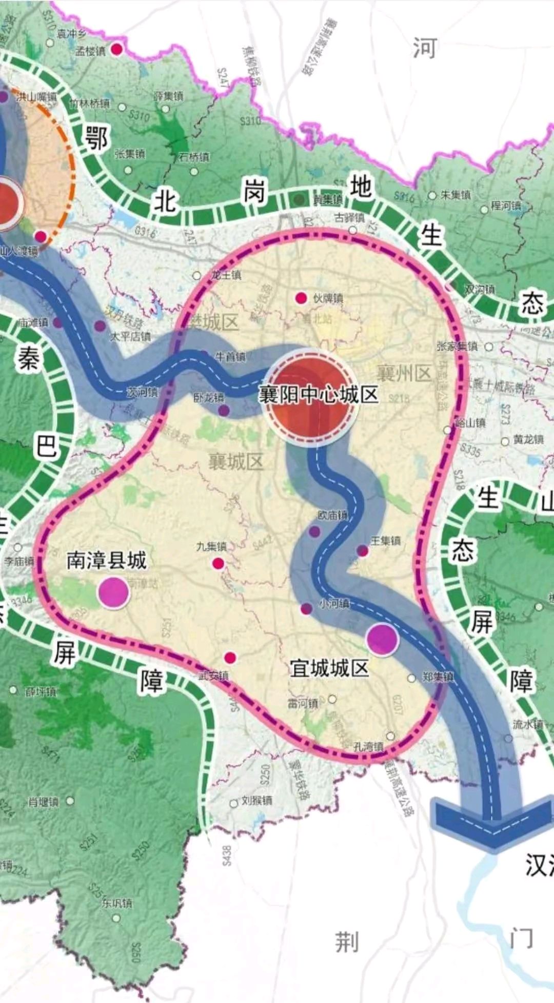 探索湖北305省道提檔升級 跨漢江東延襄州兼顧中環南線工程