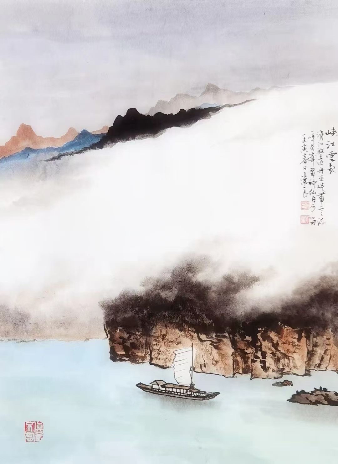 画坛才子潘文良山水画,人物画,工笔花鸟画作品集选萃