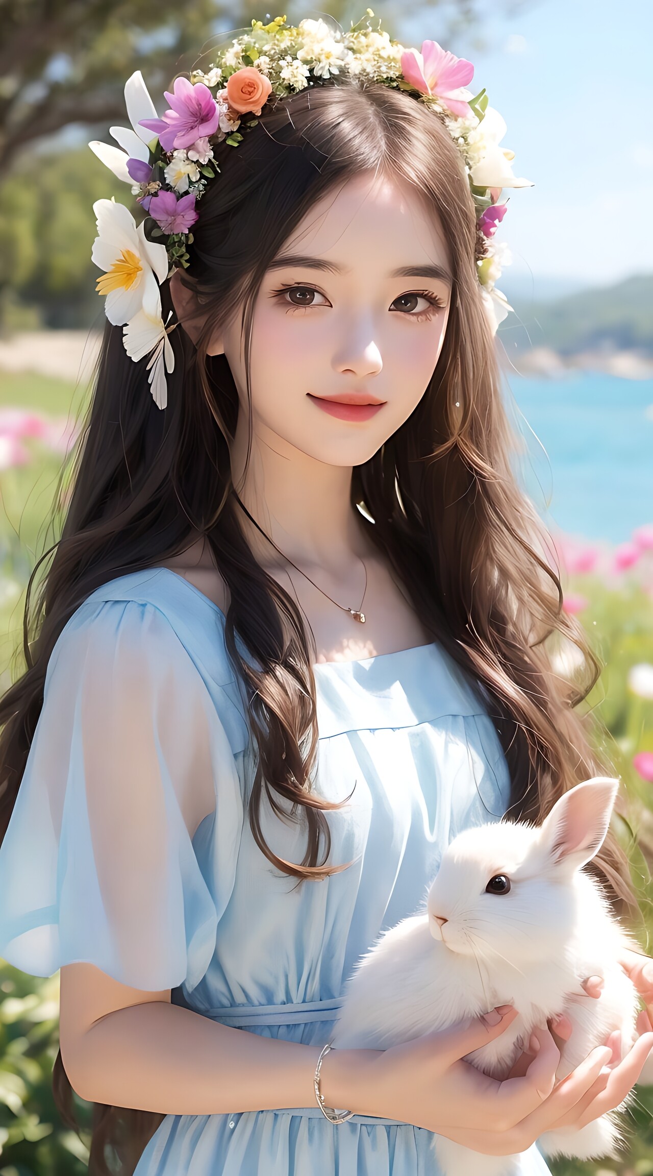 ai绘画甜美风女孩