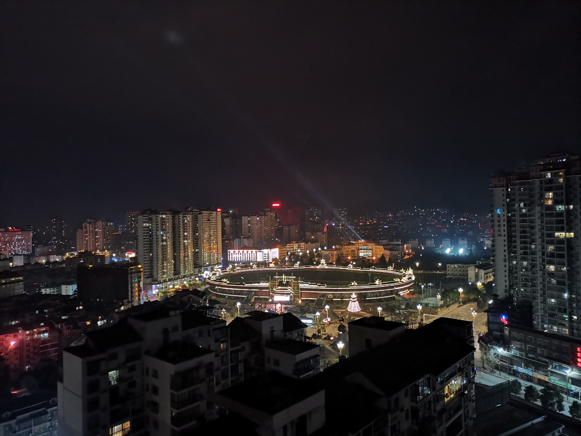 凯里过春节的晚上,格外漂亮