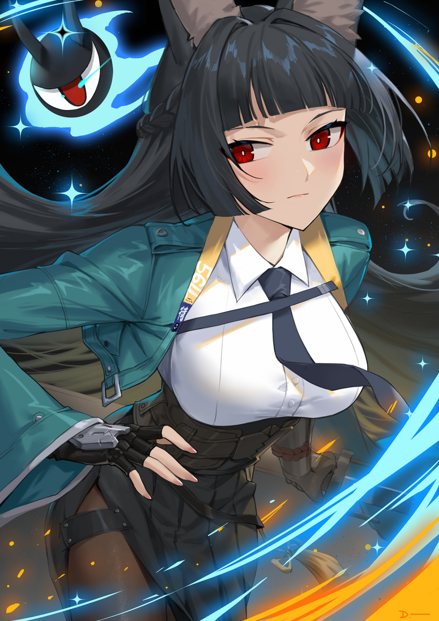 长直星见雅 画师:linreplica#二次元美图# #我爱二次元# #绝区零壁纸