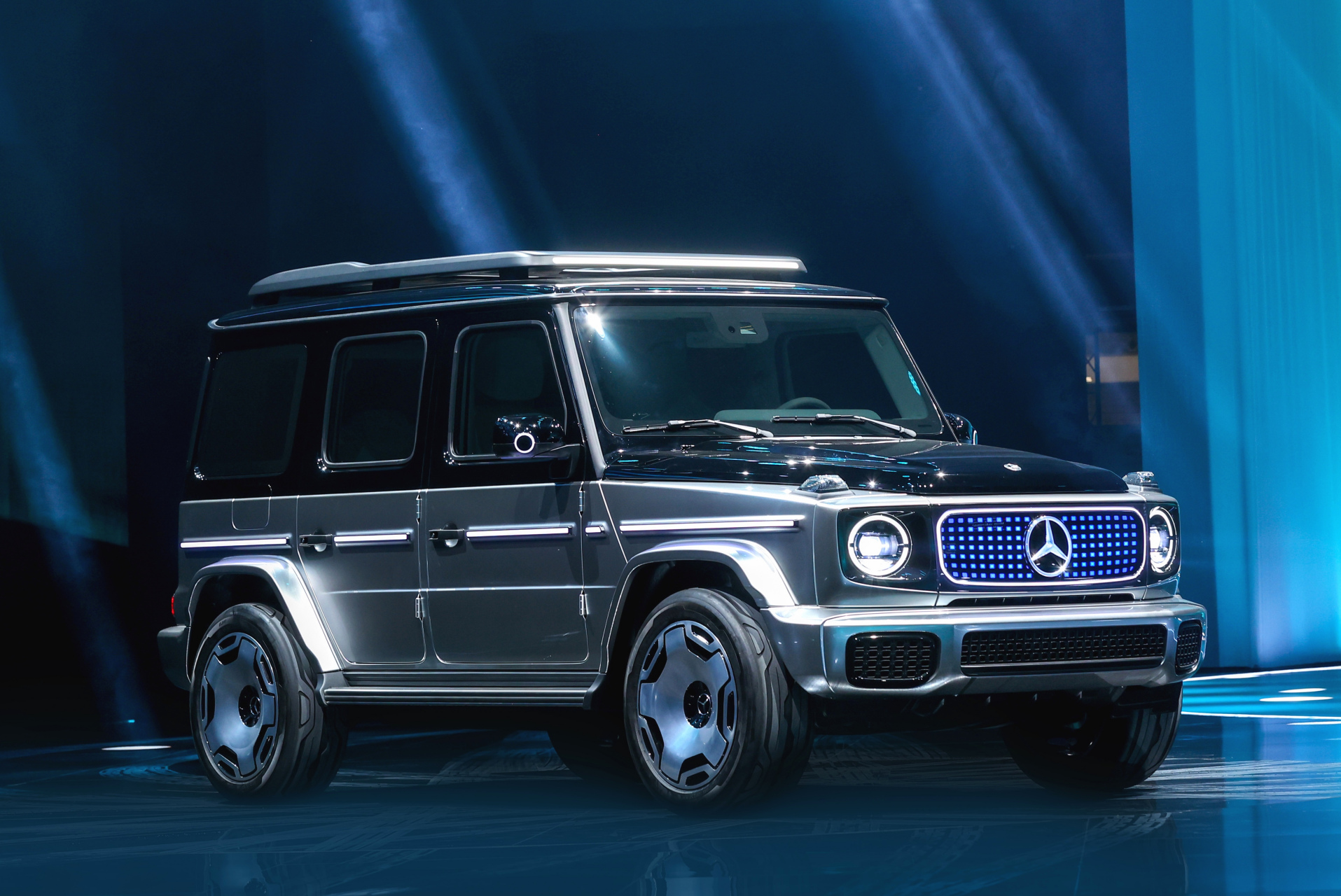 梅赛德斯奔驰 eqg 概念车 纯电大 g 有意思 #纯电大g有意思# #2023