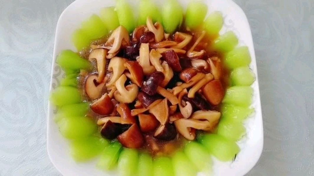 香菇炒油菜,好吃又简单的做法
