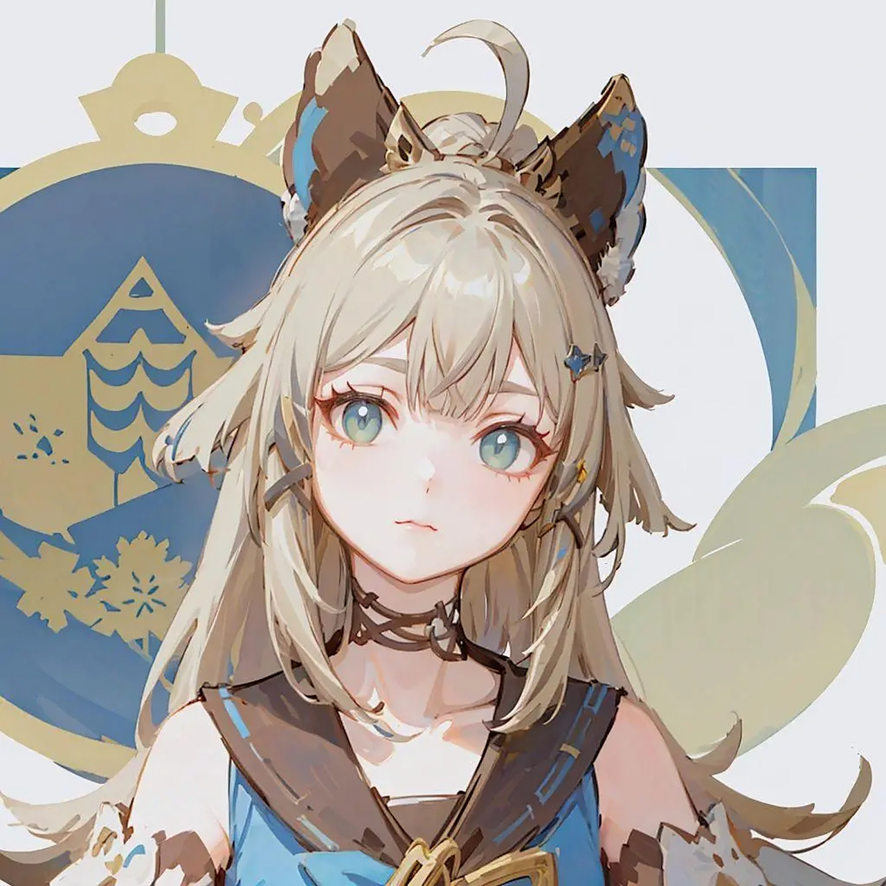 猫猫女的大头照,有亿点点好看98