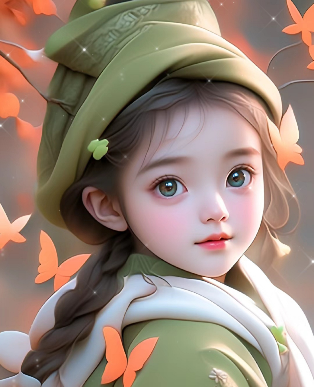 可爱的小女孩如此漂亮