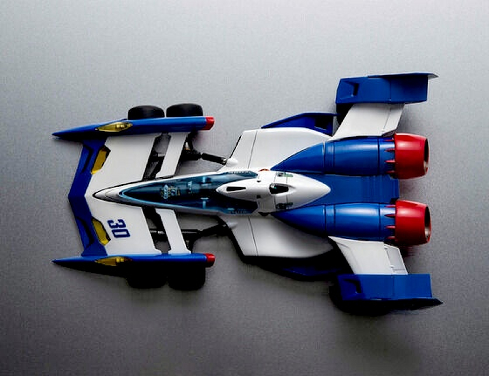 模型欣赏:megahouse 新世纪gpx 高智能方程式赛车 超级阿斯拉达01 ver