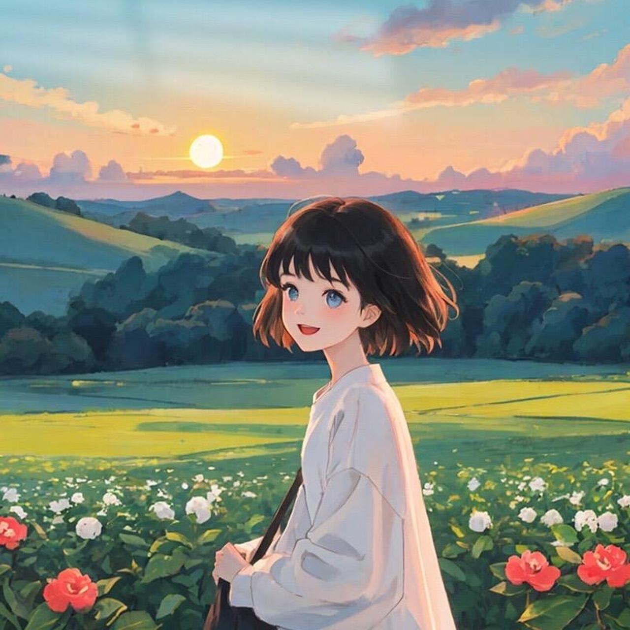 头像# #动漫头像# 女漫头像,超有感[心],向往自由