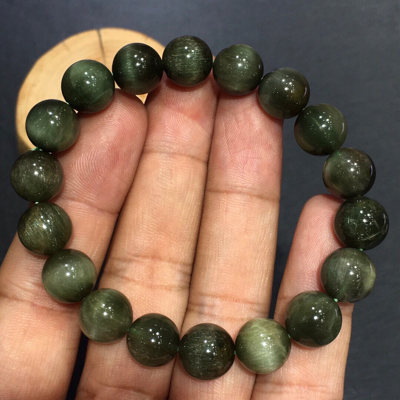 招正财旺事业,绿发晶非常稀有.#绿发晶手串