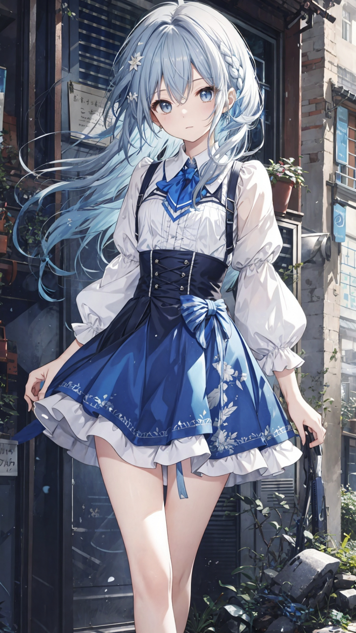 这飘逸的头发,打满分