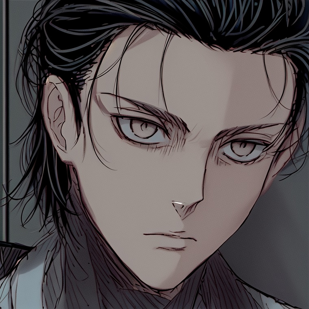 线稿上色,帕岛男模#二次元# #绘画