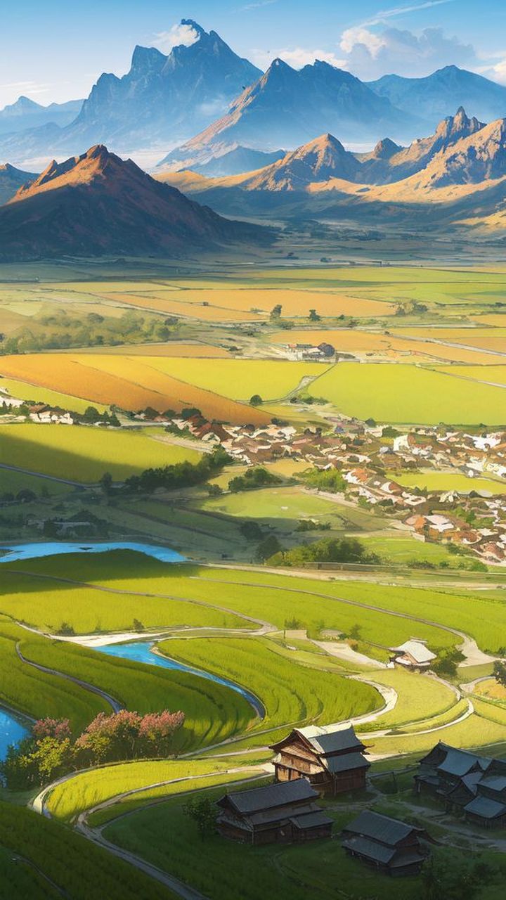 唯美绿色清新田园风光,希望的田野,稻田风景  一年之计在于春,春耕