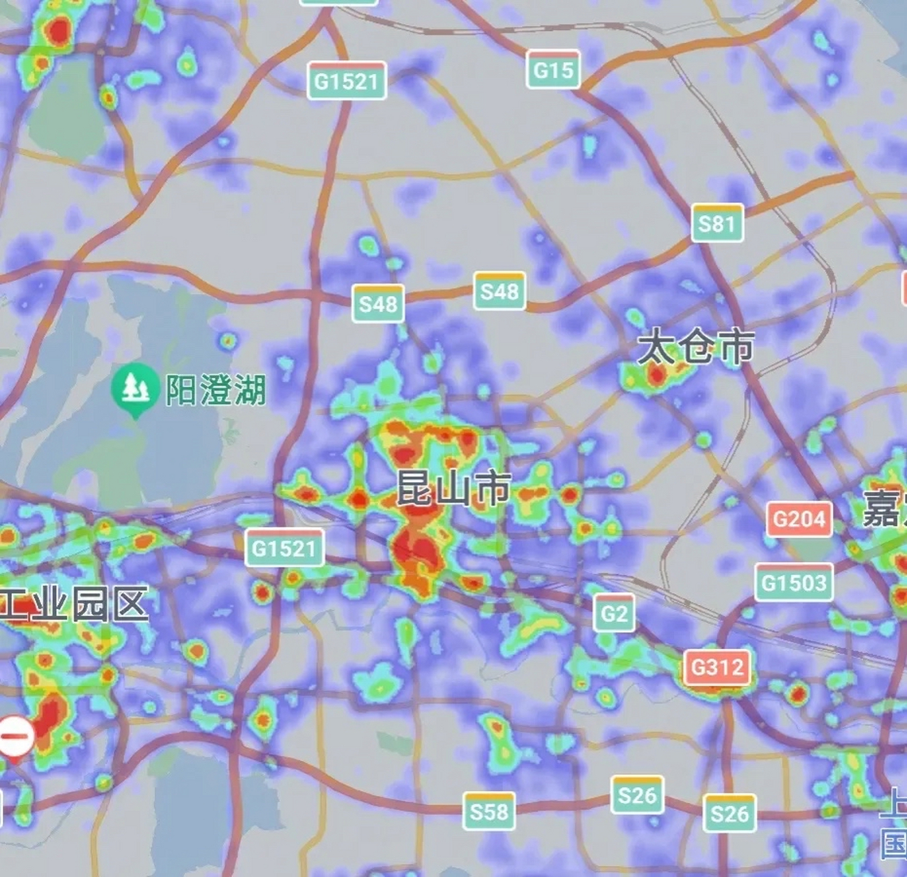 其实无论是城区常住人口还是gdp规模义乌都要落后于昆山,但义乌的热力