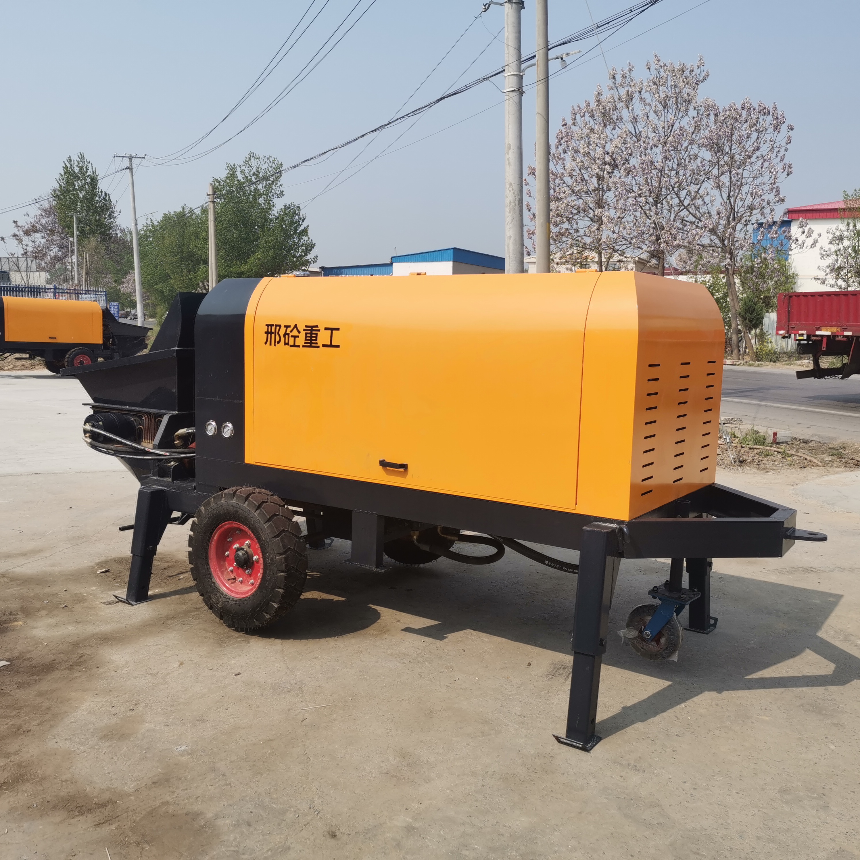 50混凝土泵,柴油50输送混凝土泵车