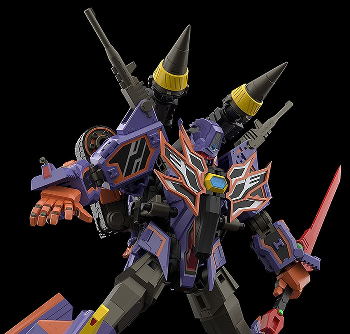 全合体形态力量全开古立特骑士全高165mm,古立特骑士全高约100mm.