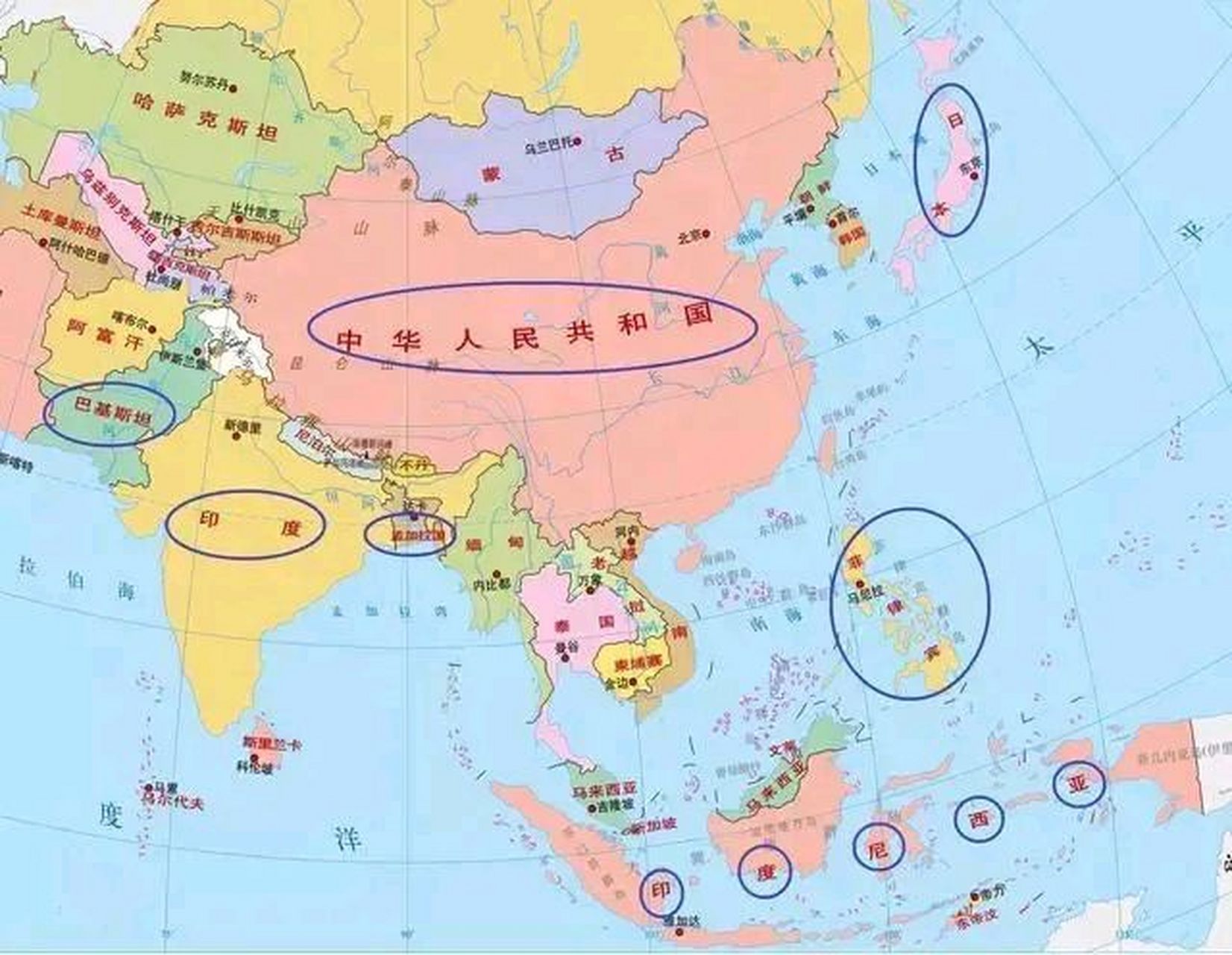 地图上的位置，多哈在地图上的位置