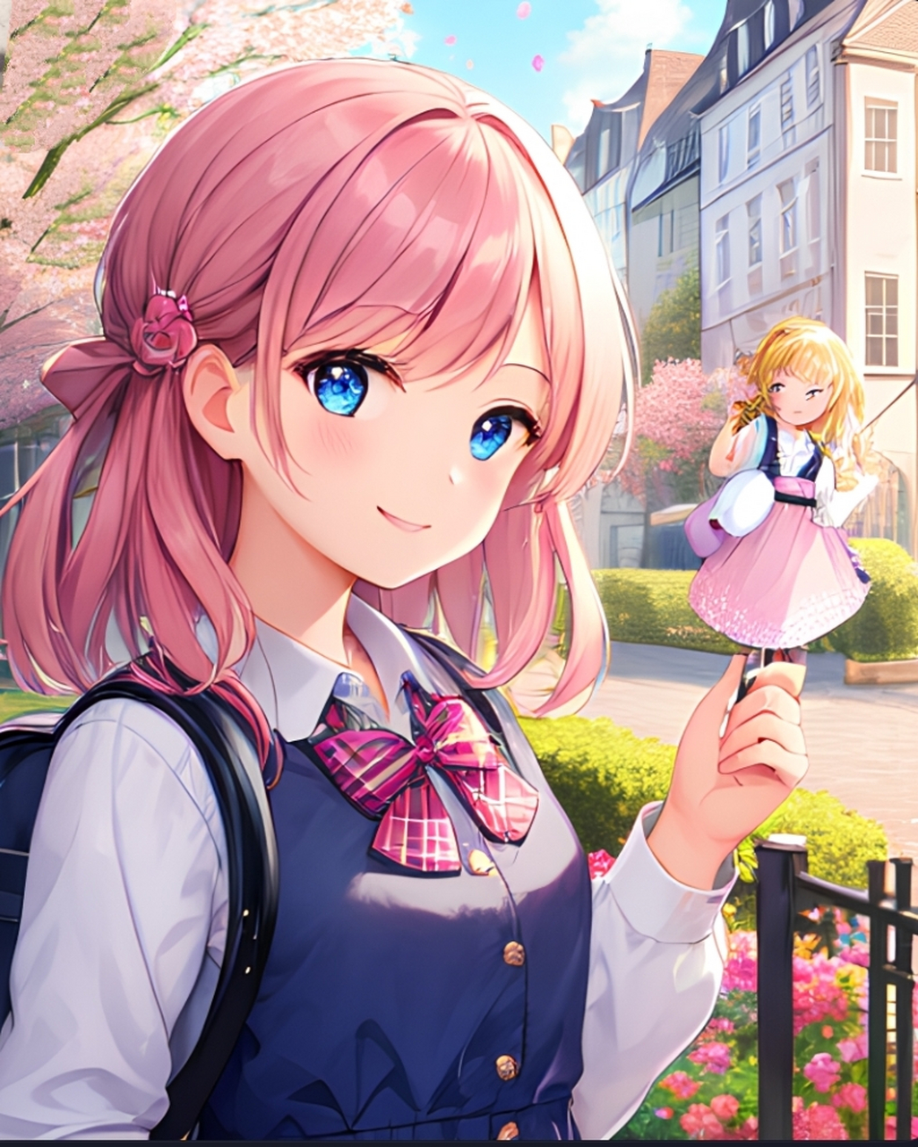 阳光少女,住隔壁家的那种.#百度ai绘图黑科技