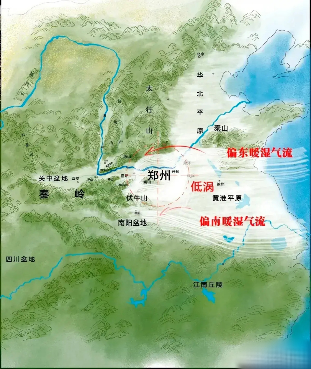 郑州地形地貌图片