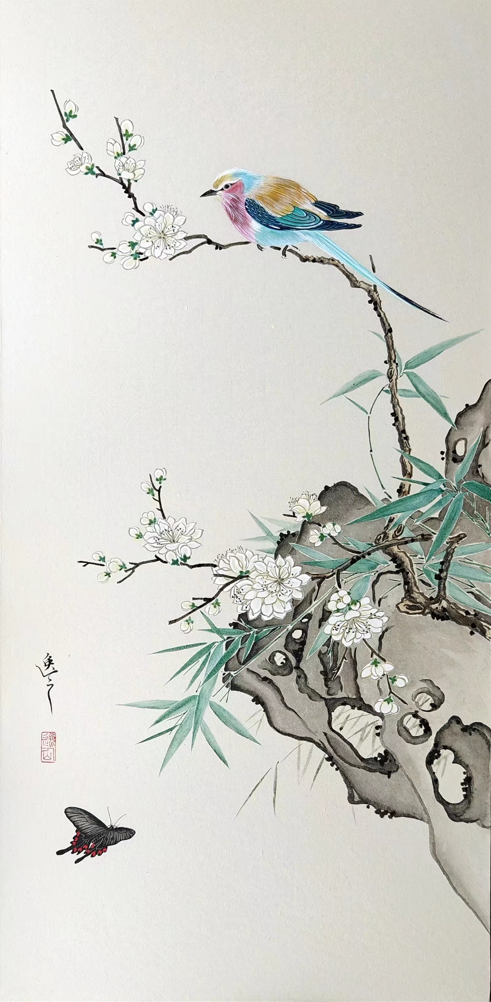 每当客人来访,看到我的画作,总会夸赞几句,长辈们也因此笑得合不拢嘴