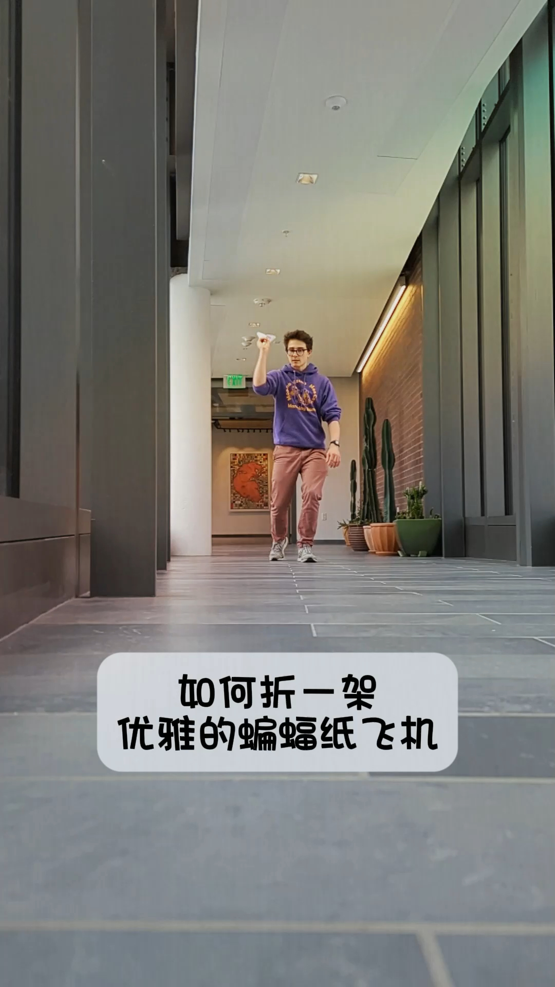 如何折一架优雅的蝙蝠纸飞机
